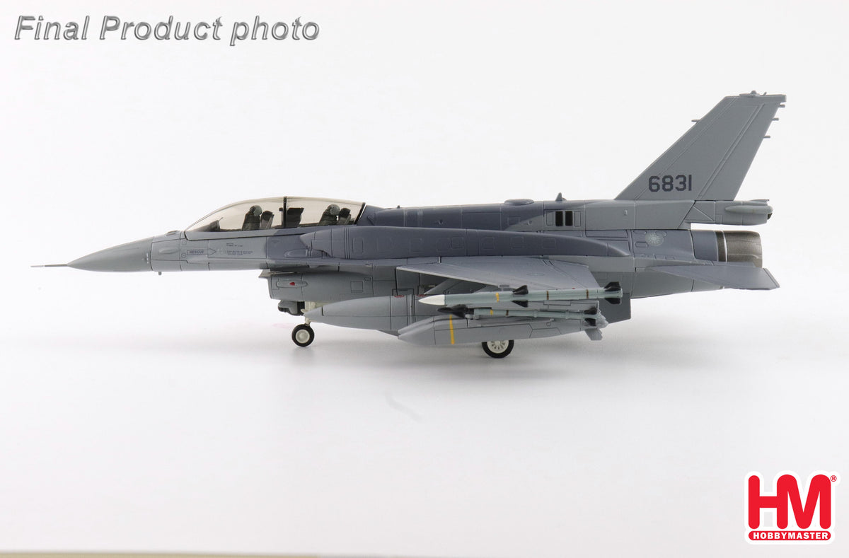 1/72 F-16D Block 70 6831 ROCAF 2025 (with IRST Pod GBU-39 AGM-154 AGM-88)