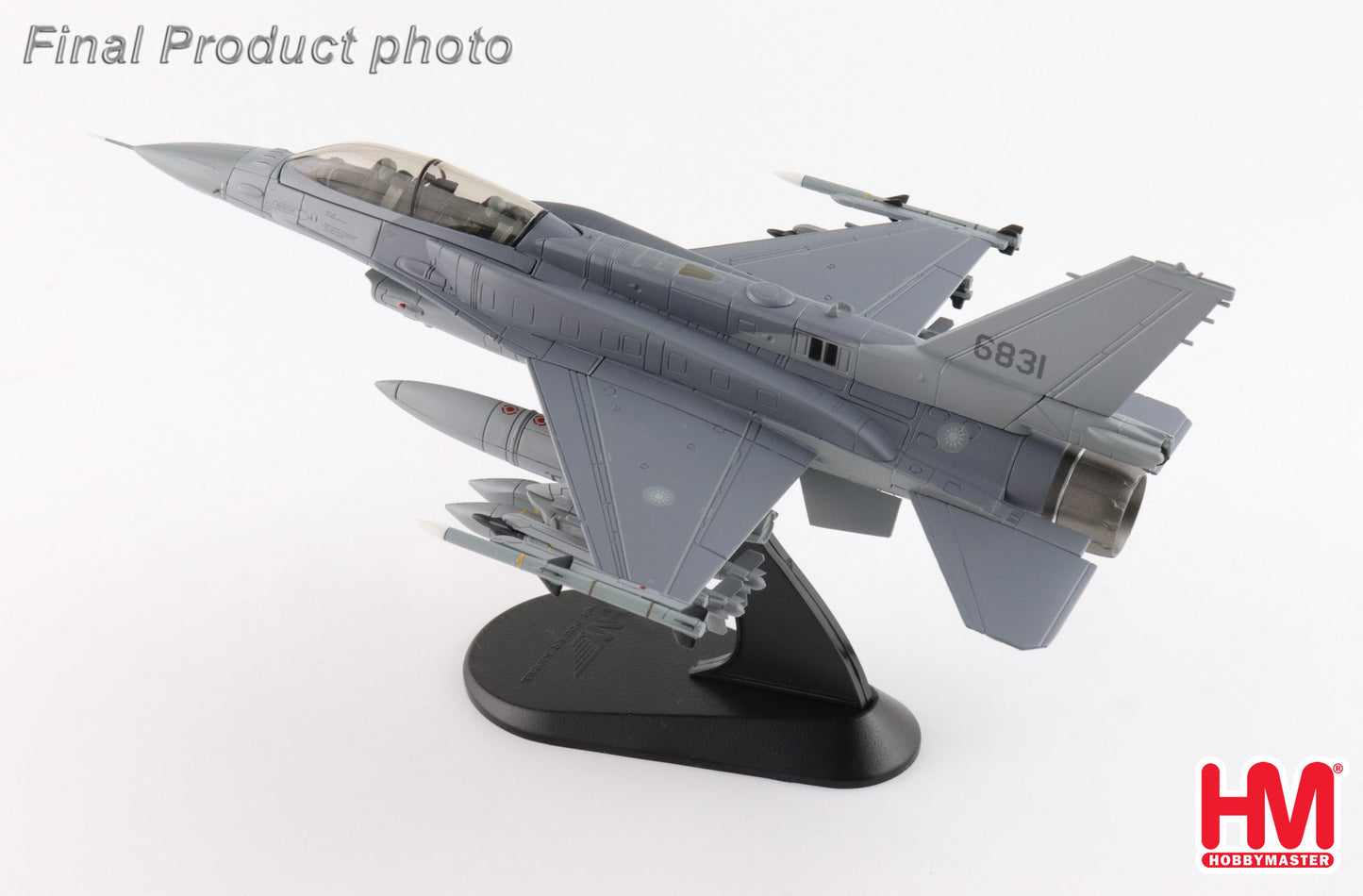 1/72 F-16D Block 70 6831 ROCAF 2025 (with IRST Pod GBU-39 AGM-154 AGM-88)
