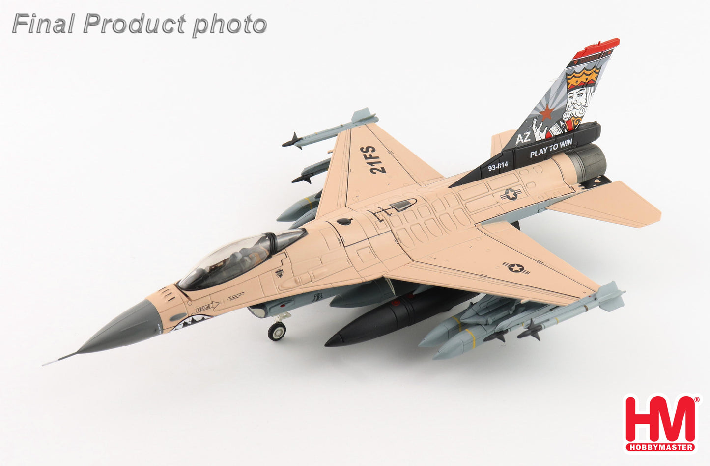 1/72 F-16V "Play to Win" 93-0814 21st Sqn. Luke AFB 2025