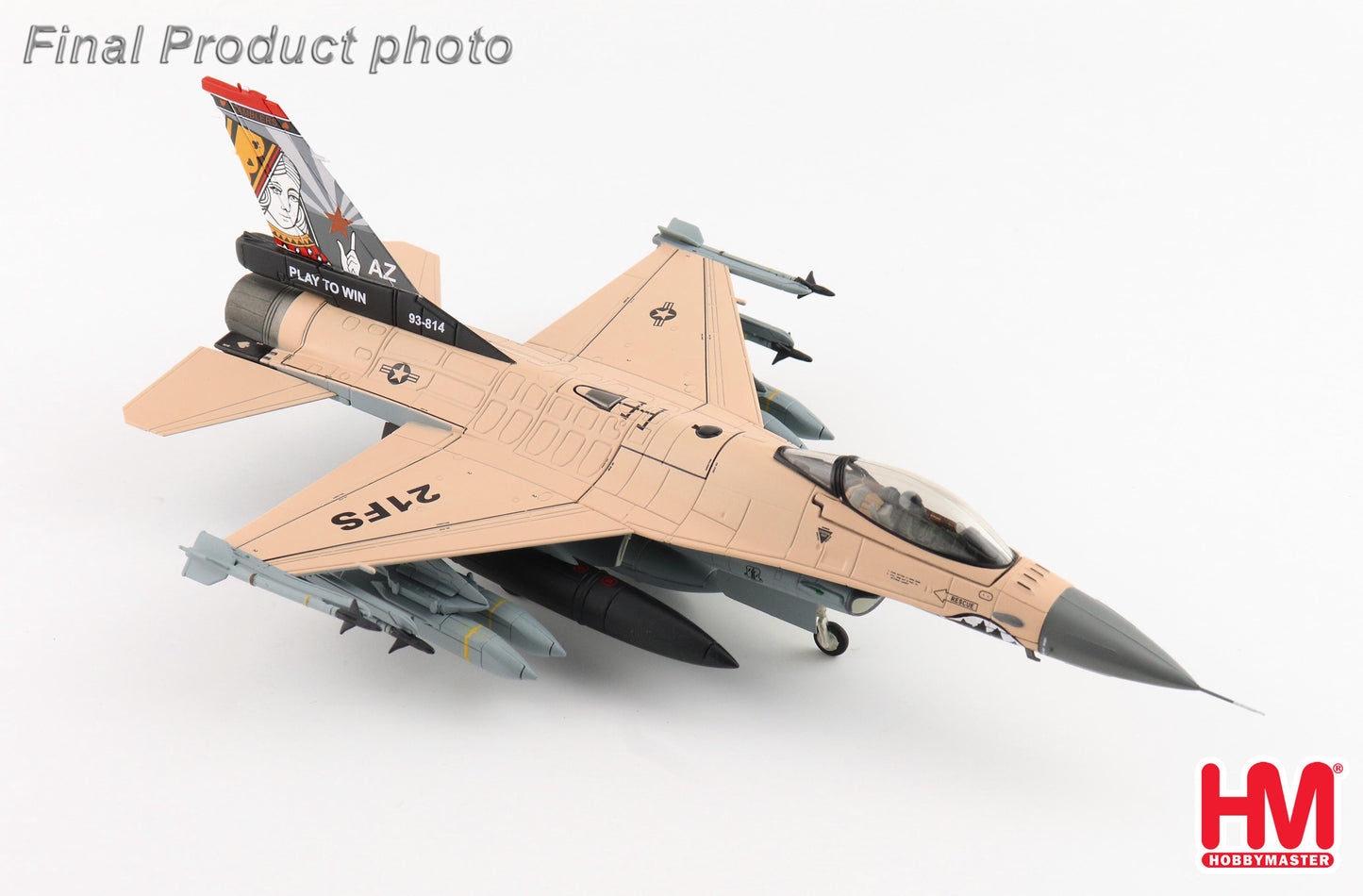 1/72 F-16V "Play to Win" 93-0814 21st Sqn. Luke AFB 2025