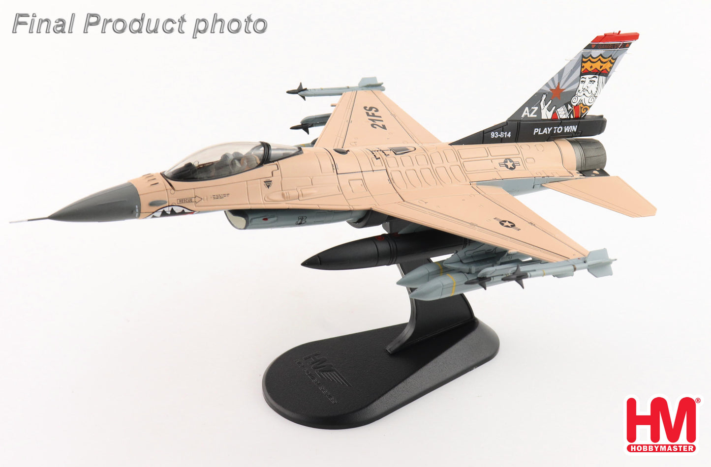 1/72 F-16V "Play to Win" 93-0814 21st Sqn. Luke AFB 2025