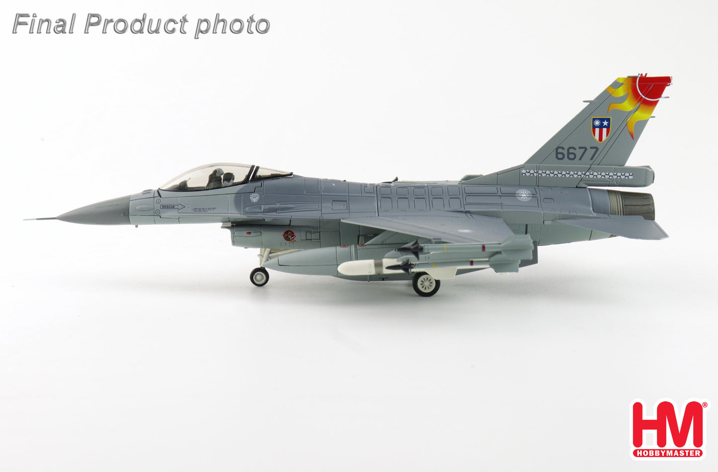 1/72 F-16A "China Burma India Theater" 6677 26th TFG 401st TFW ROCAF Hsinchu AB 2015