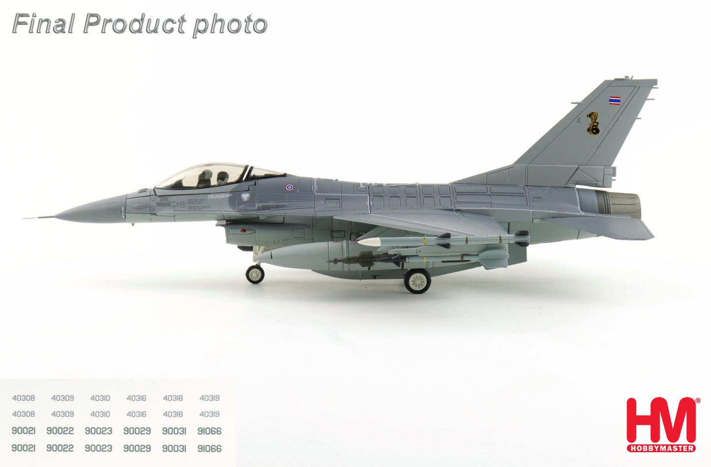 1/72 F-16A "Royal Thai AF" (with Decals for 6 Planes)