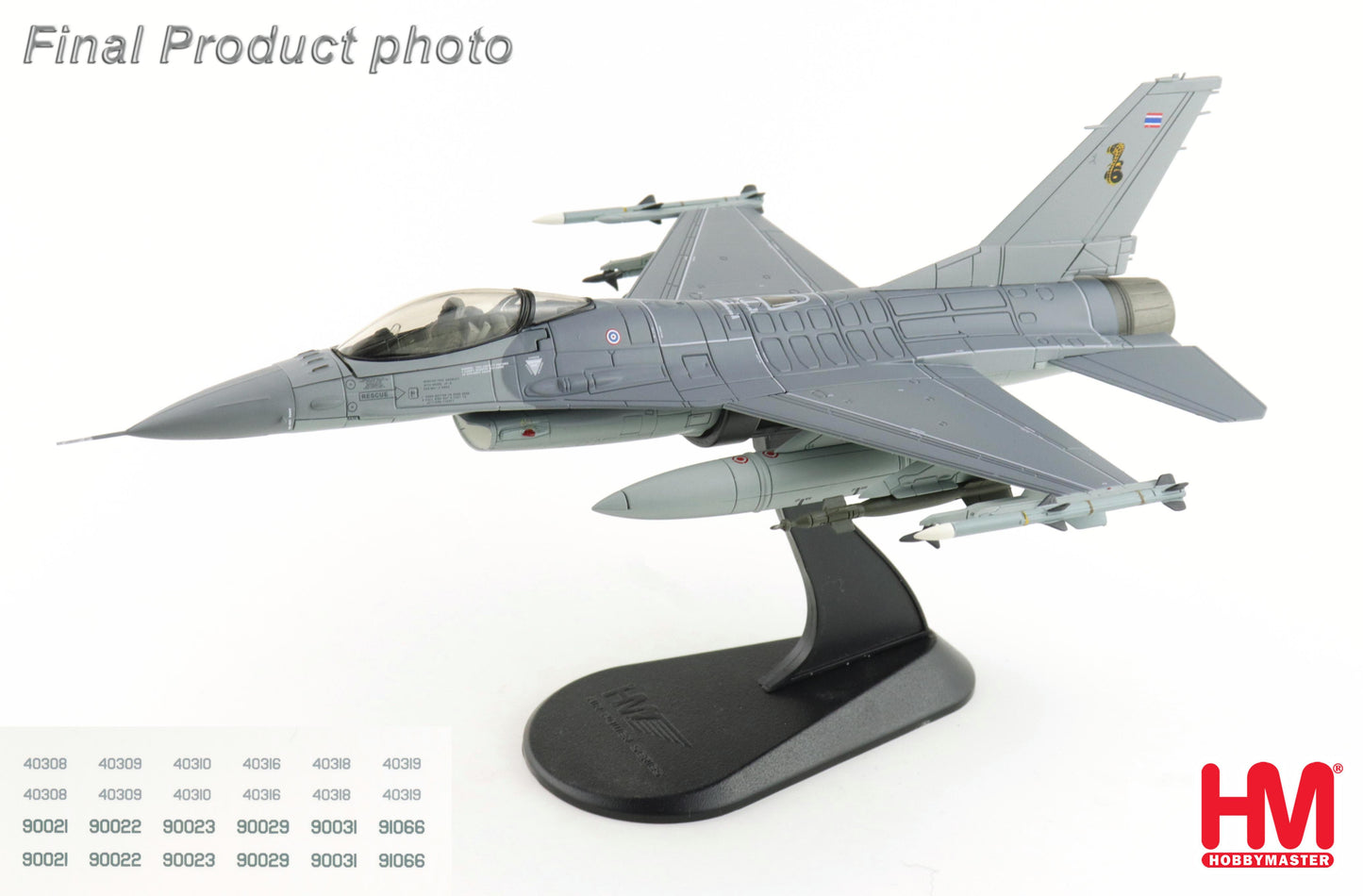 1/72 F-16A "Royal Thai AF" (with Decals for 6 Planes)