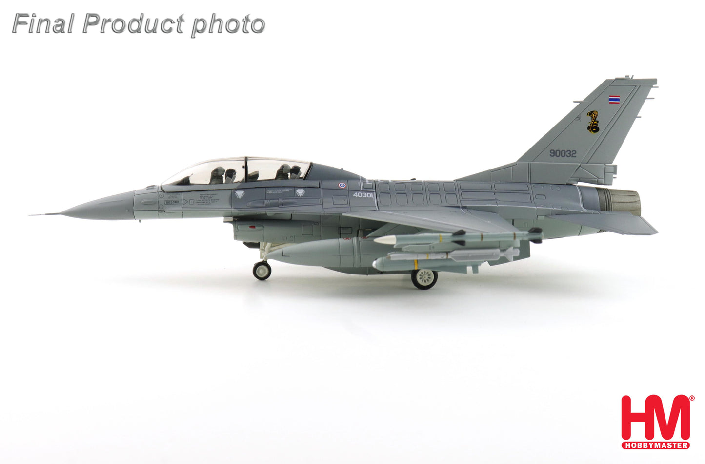 1/72 F-16B "Royal Thai AF" (with Decals for 3 Planes)