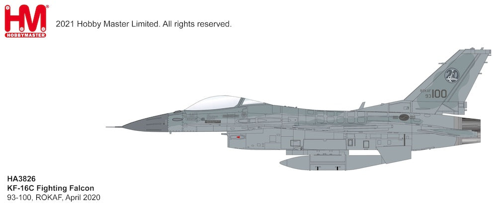 1/72 F16C Fighting Falcon 93-100 20th Fighter Wing ROKAF Seosan Air Base 2020