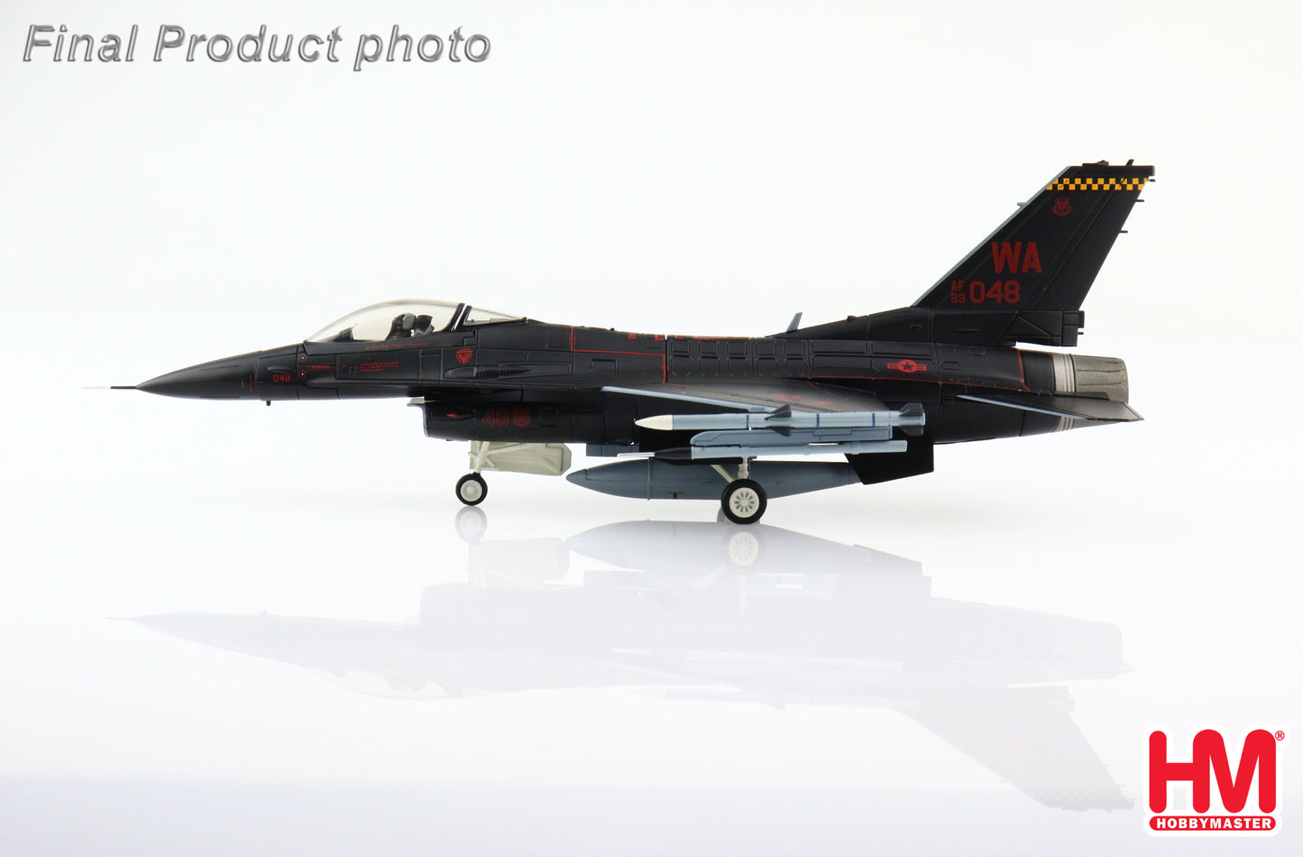1/72 F-16C Fighting Falcon USAF "Wraith" 89-2048 64th Aggressor Sqn. Nellis AFB 2020