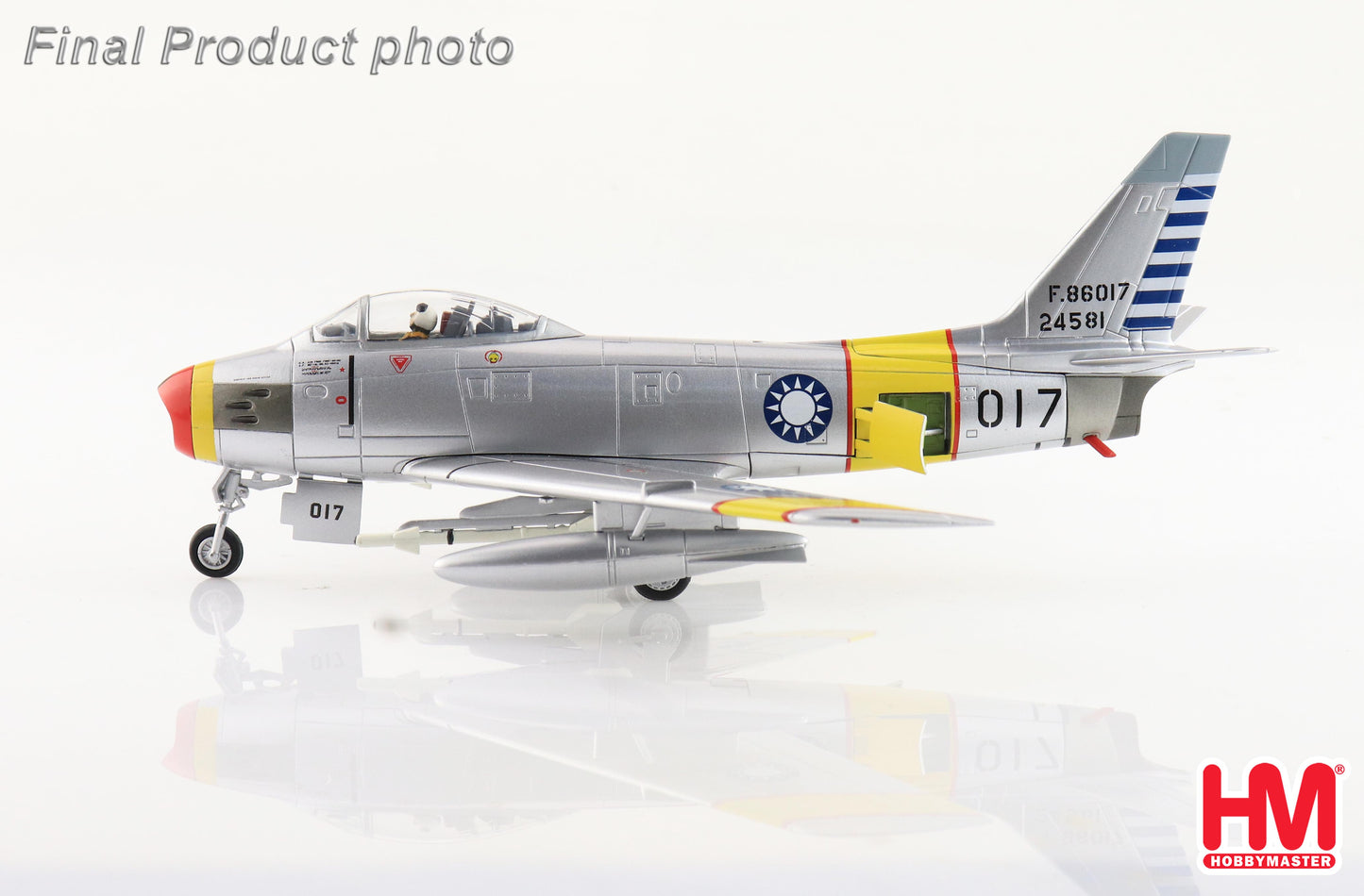 1/72 F-86F Sabre "MIG Killer" 017/52-4581 Sun Siwen 26th Sqn. 5th FG ROCAF 15th Oct 1955