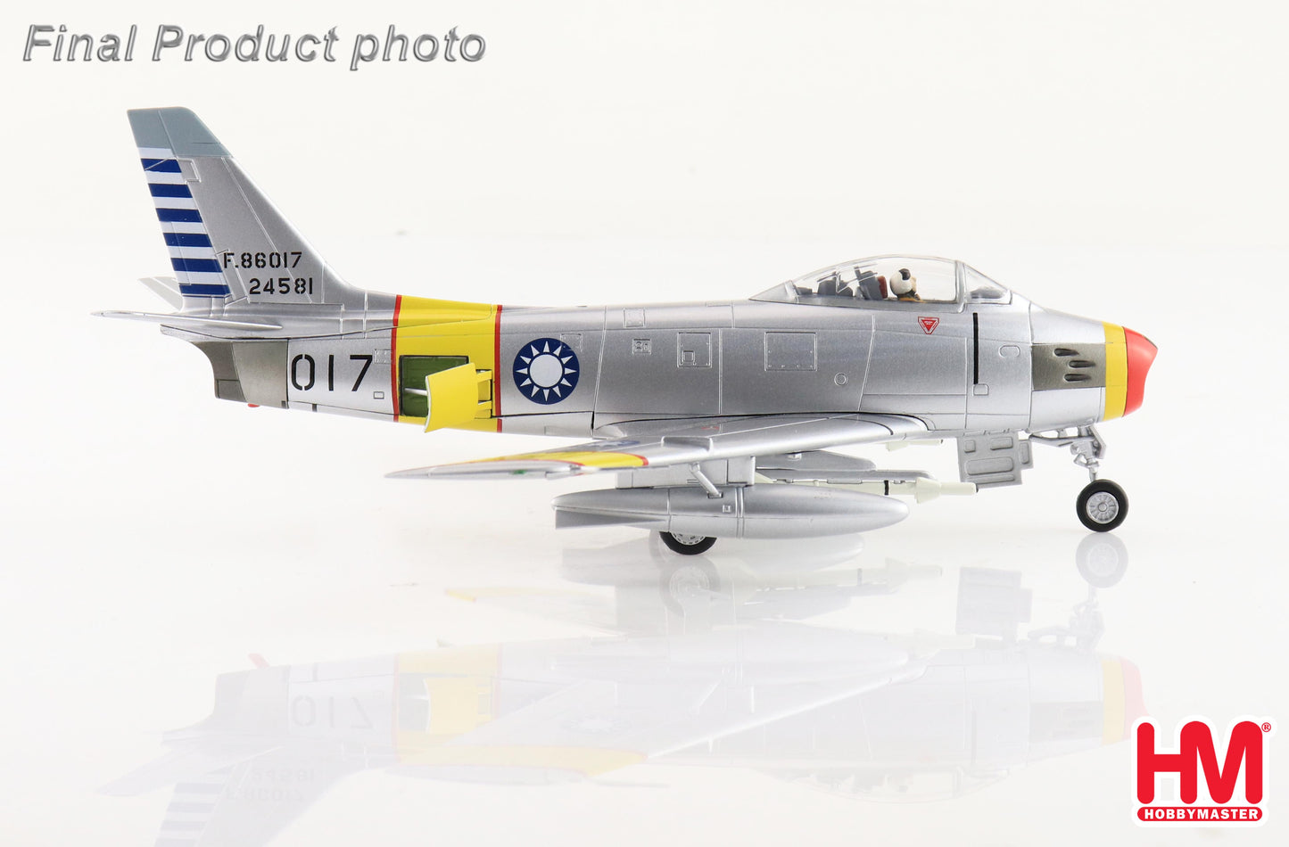1/72 F-86F Sabre "MIG Killer" 017/52-4581 Sun Siwen 26th Sqn. 5th FG ROCAF 15th Oct 1955