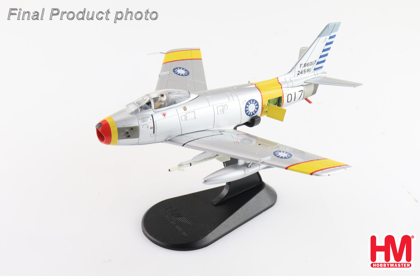 1/72 F-86F Sabre "MIG Killer" 017/52-4581 Sun Siwen 26th Sqn. 5th FG ROCAF 15th Oct 1955