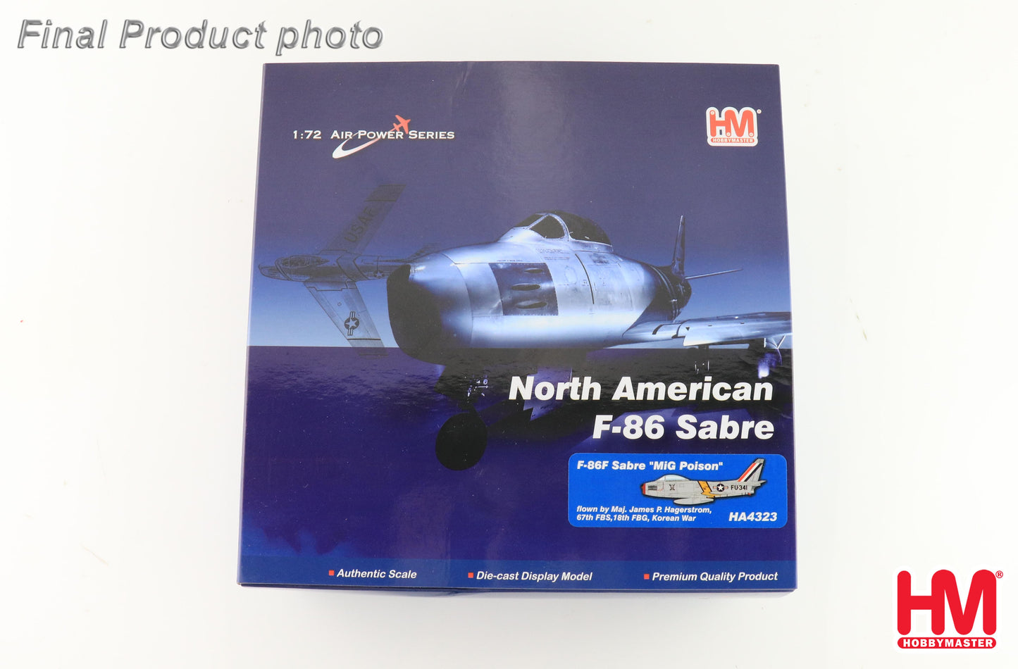 1/72 F-86F Sabre "MiG Poison" flown by Maj. James P. Hagerstrom 67th FBS18th FBG Korean War