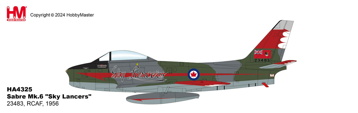 1/72 Sabre Mk.5 "Sky Lancers" 23483 RCAF 1956