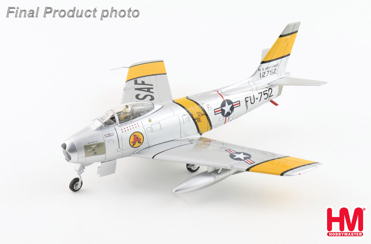 1/72 F-86E "George Davis" 51-2752 4th FIG 334th FIS USAF 1952 (Unconfirmed Scheme)