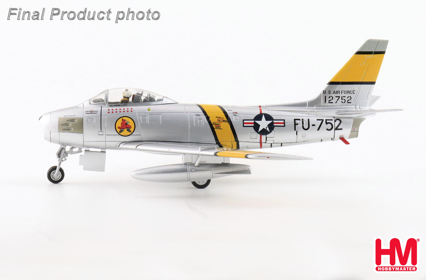1/72 F-86E "George Davis" 51-2752 4th FIG 334th FIS USAF 1952 (Unconfirmed Scheme)