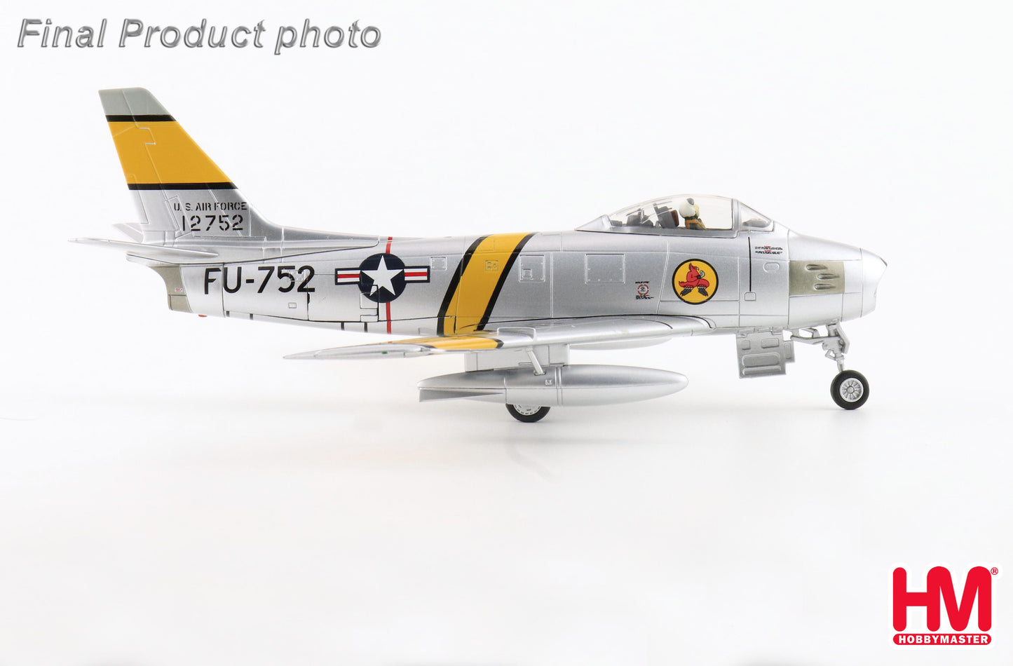 1/72 F-86E "George Davis" 51-2752 4th FIG 334th FIS USAF 1952 (Unconfirmed Scheme)