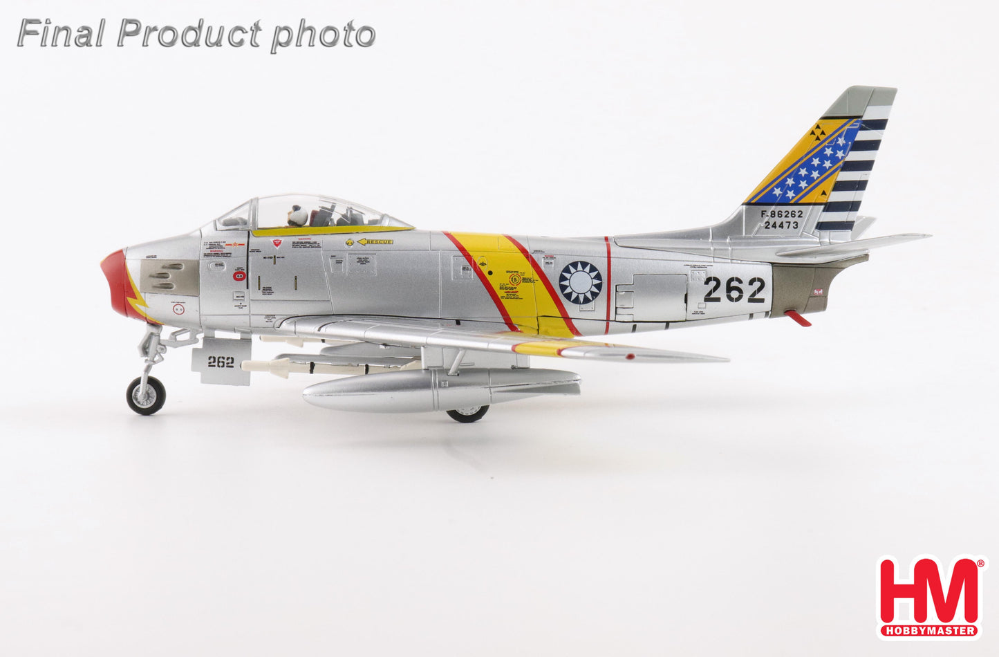 1/72 F-86 Sabre No. 262 ROCAF 1959