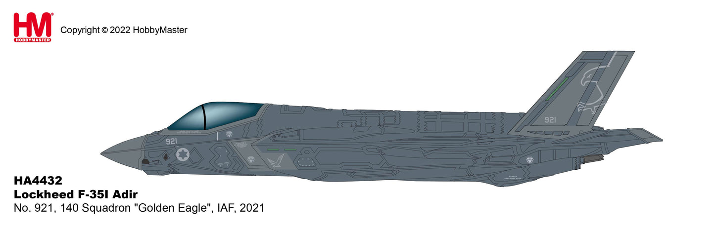 1/72 F-35I Adir No. 921 140 Squadron "Golden Eagle" IAF 2021