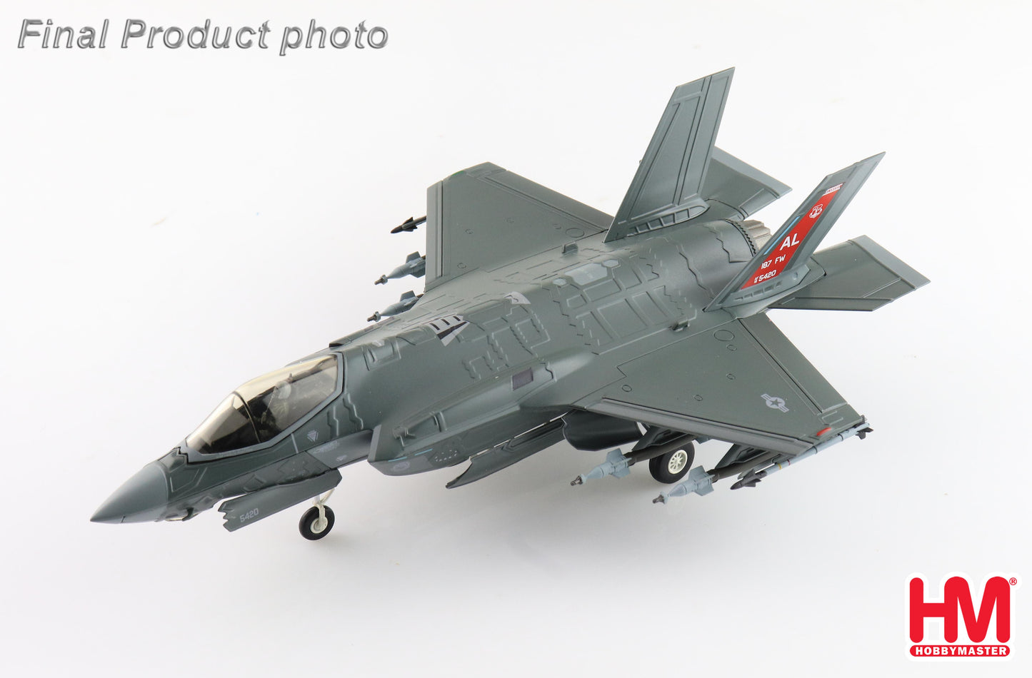 1/72 F-35A "Red Tail" 18-5420 187 FW Alabama ANG Feb. 2024