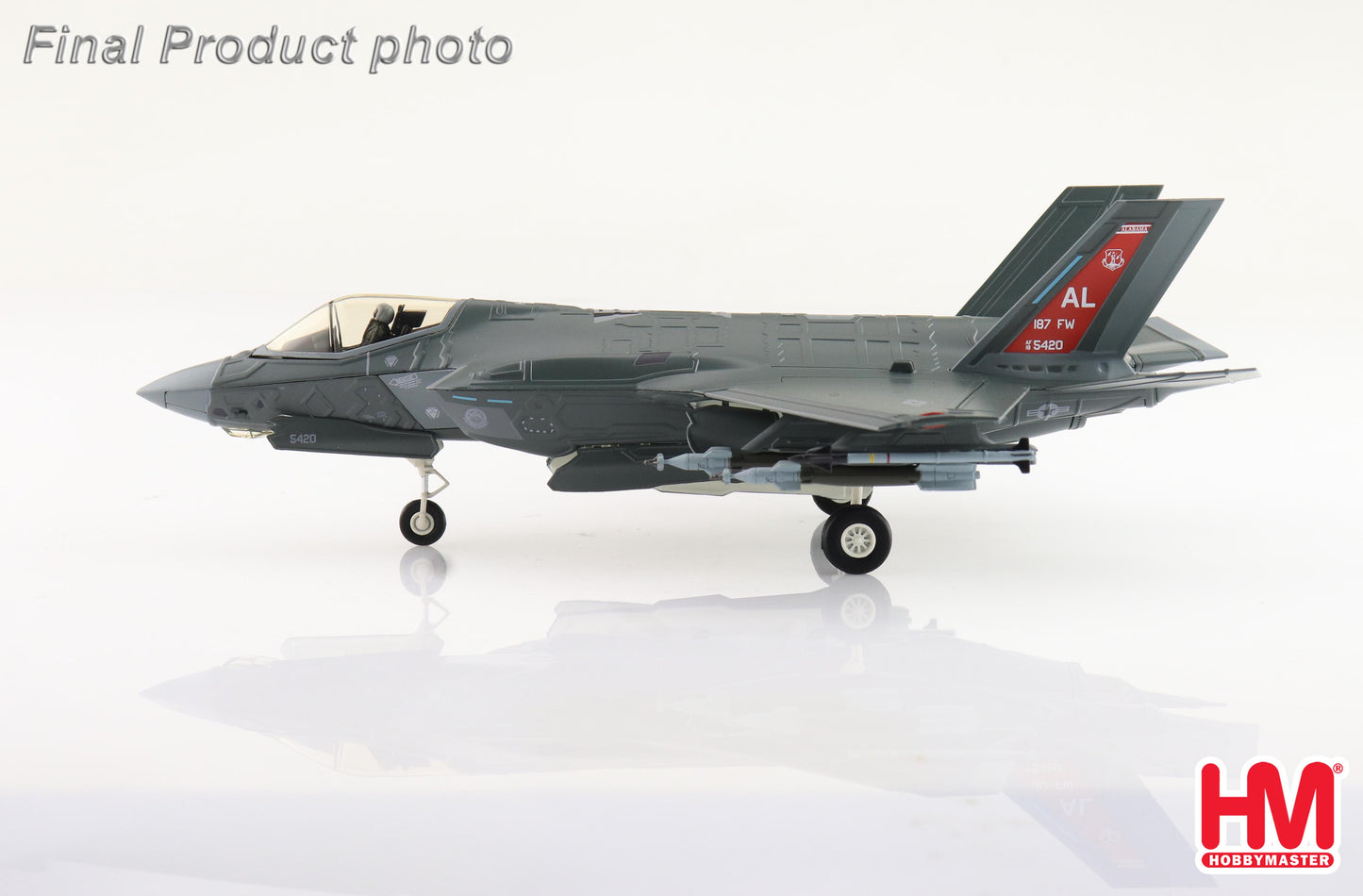 1/72 F-35A "Red Tail" 18-5420 187 FW Alabama ANG Feb. 2024
