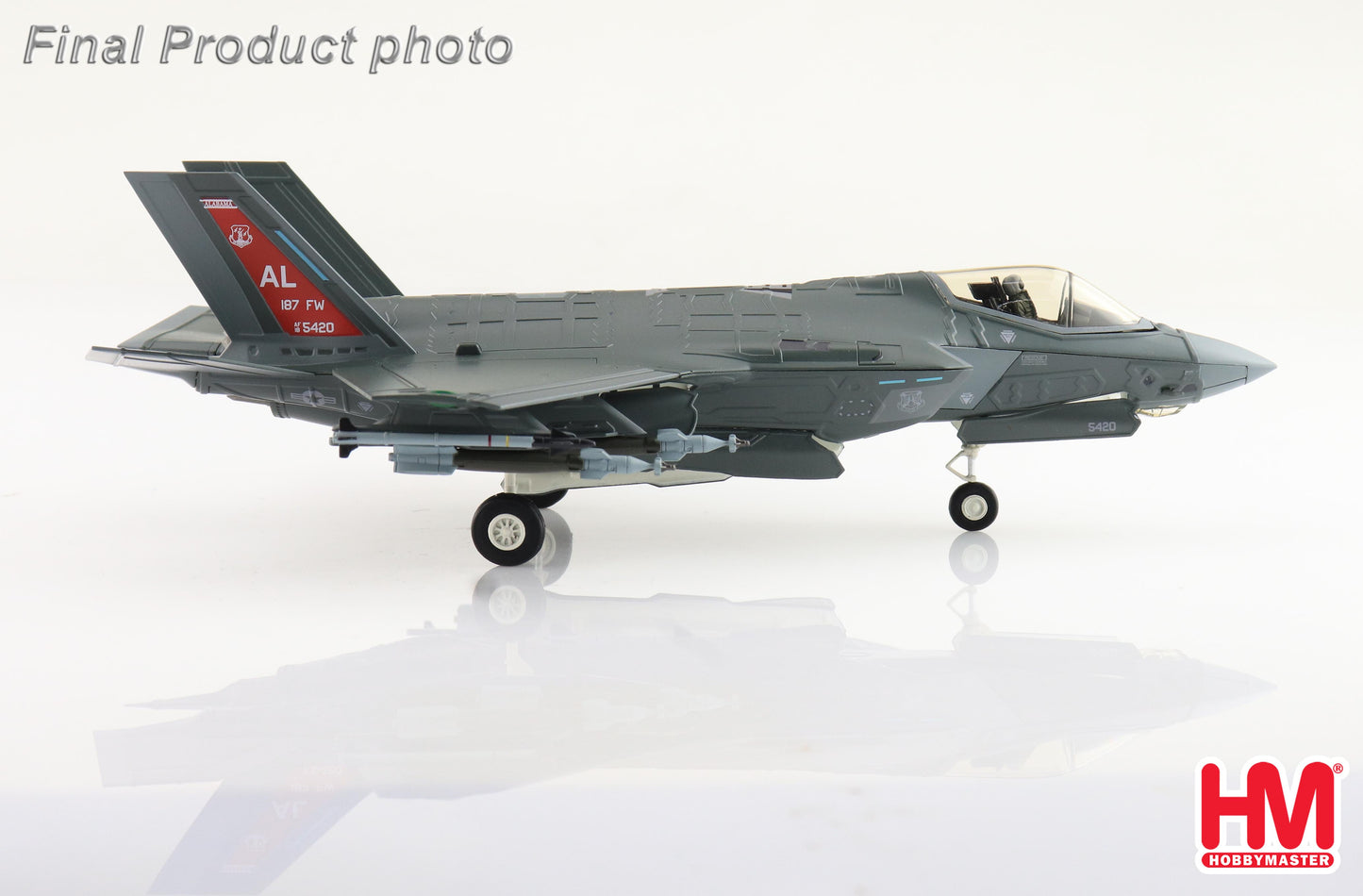 1/72 F-35A "Red Tail" 18-5420 187 FW Alabama ANG Feb. 2024