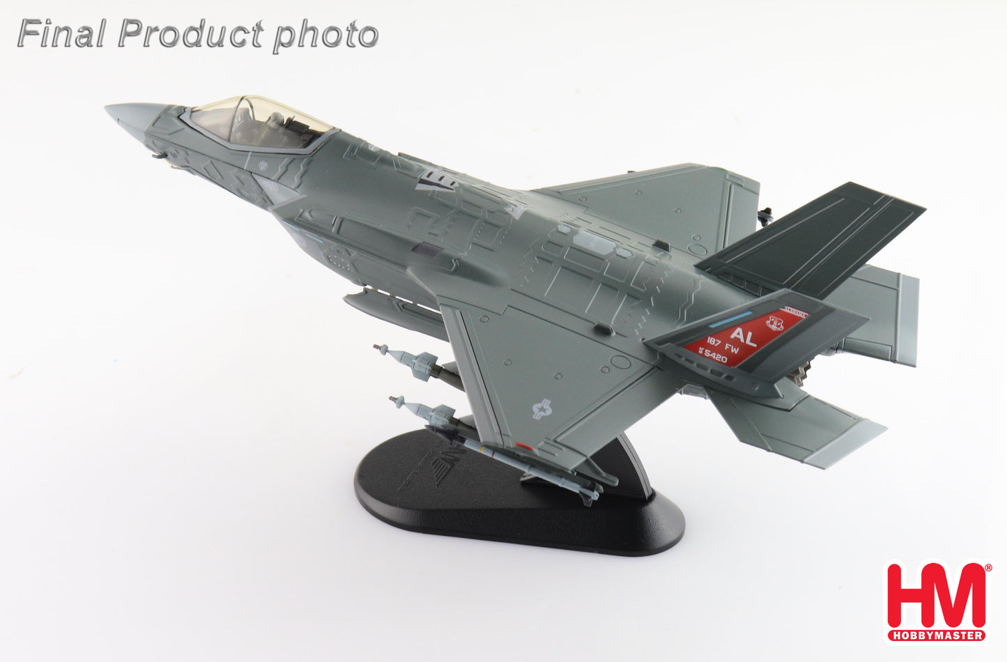 1/72 F-35A "Red Tail" 18-5420 187 FW Alabama ANG Feb. 2024