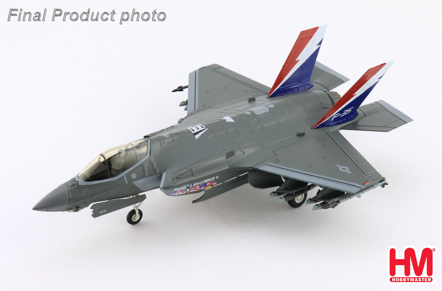 1/72 F-35A "1000th Lightning II" 22-5696 176th FS Wisconsin ANG August 2004 (with 2 x B61 Nuclear Bomb)
