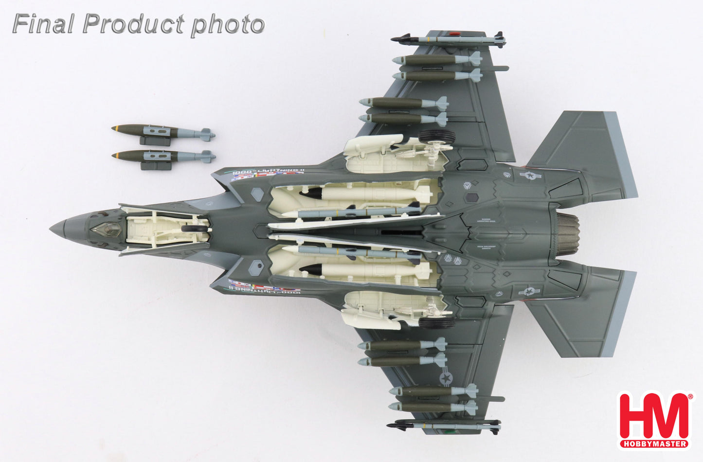 1/72 F-35A "1000th Lightning II" 22-5696 176th FS Wisconsin ANG August 2004 (with 2 x B61 Nuclear Bomb)