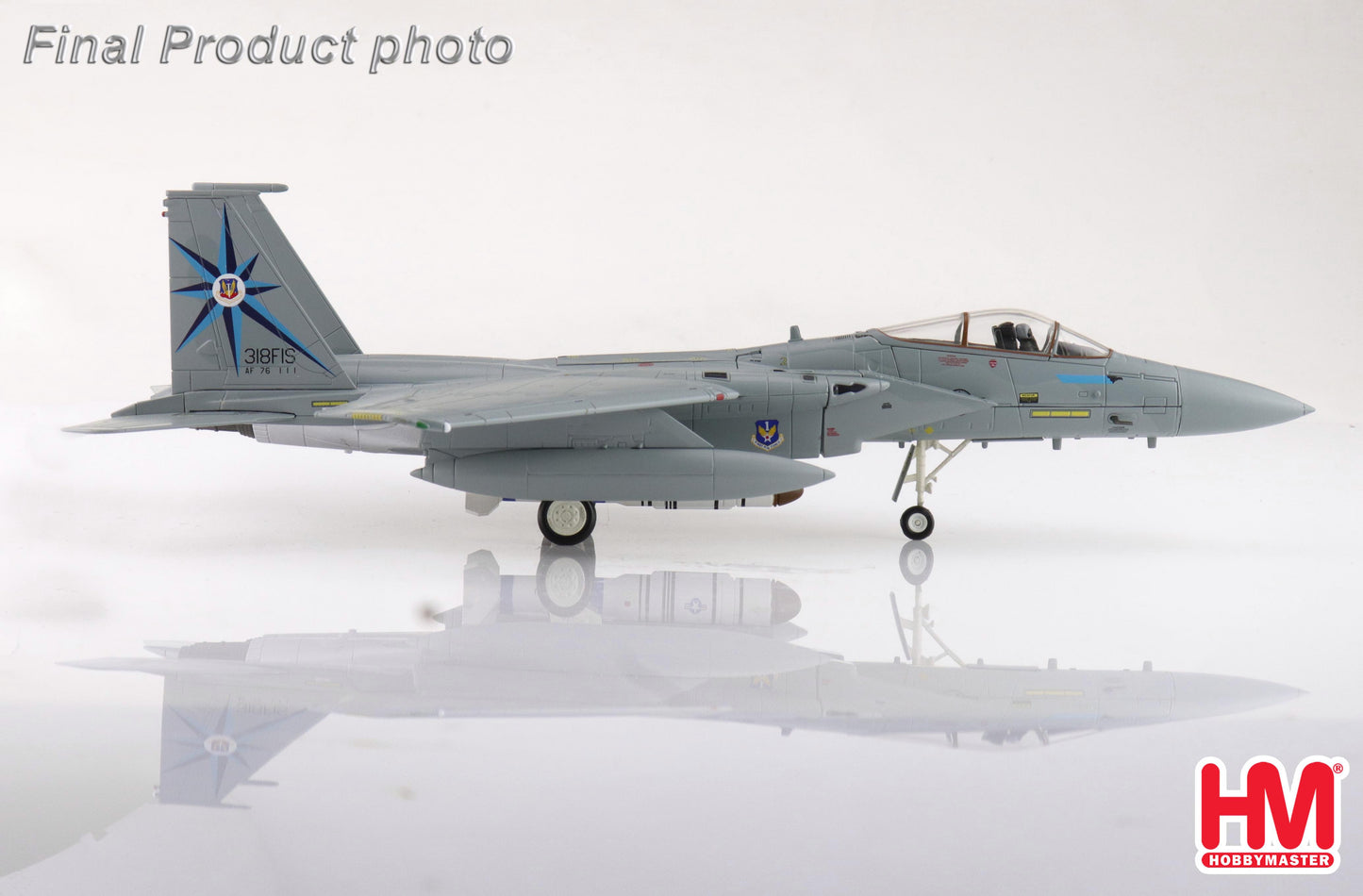1/72 F-15A Eagle 76-0111 318th FIS USAF (with ASM-135 Missile)