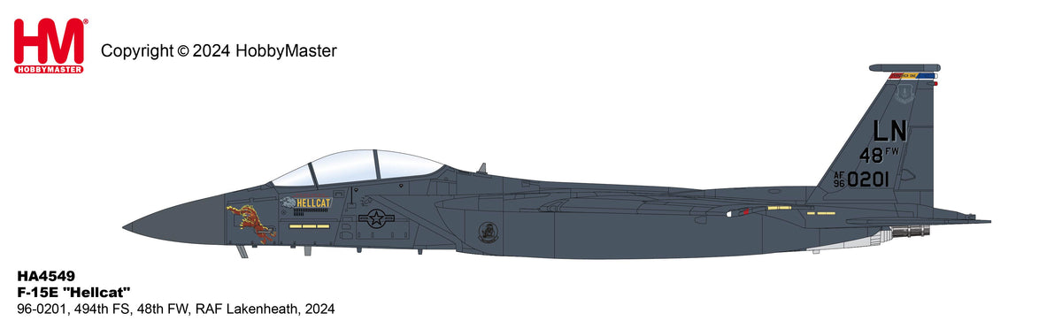 1/72 F-15E "Hellcat" 96-0201 494th FS 48th FW RAF Lakenheath 2024