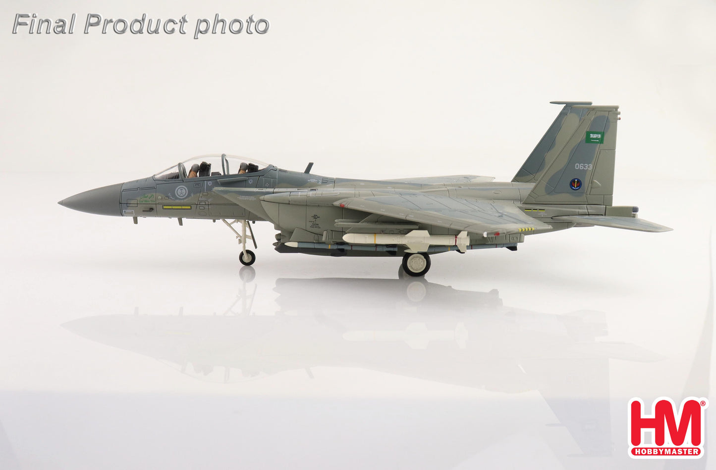1/72 F-15SA (Saudi Advanced) 0633 Royal Saudi Air Force 2022 (with AGM-84 Harpoon Missiles)