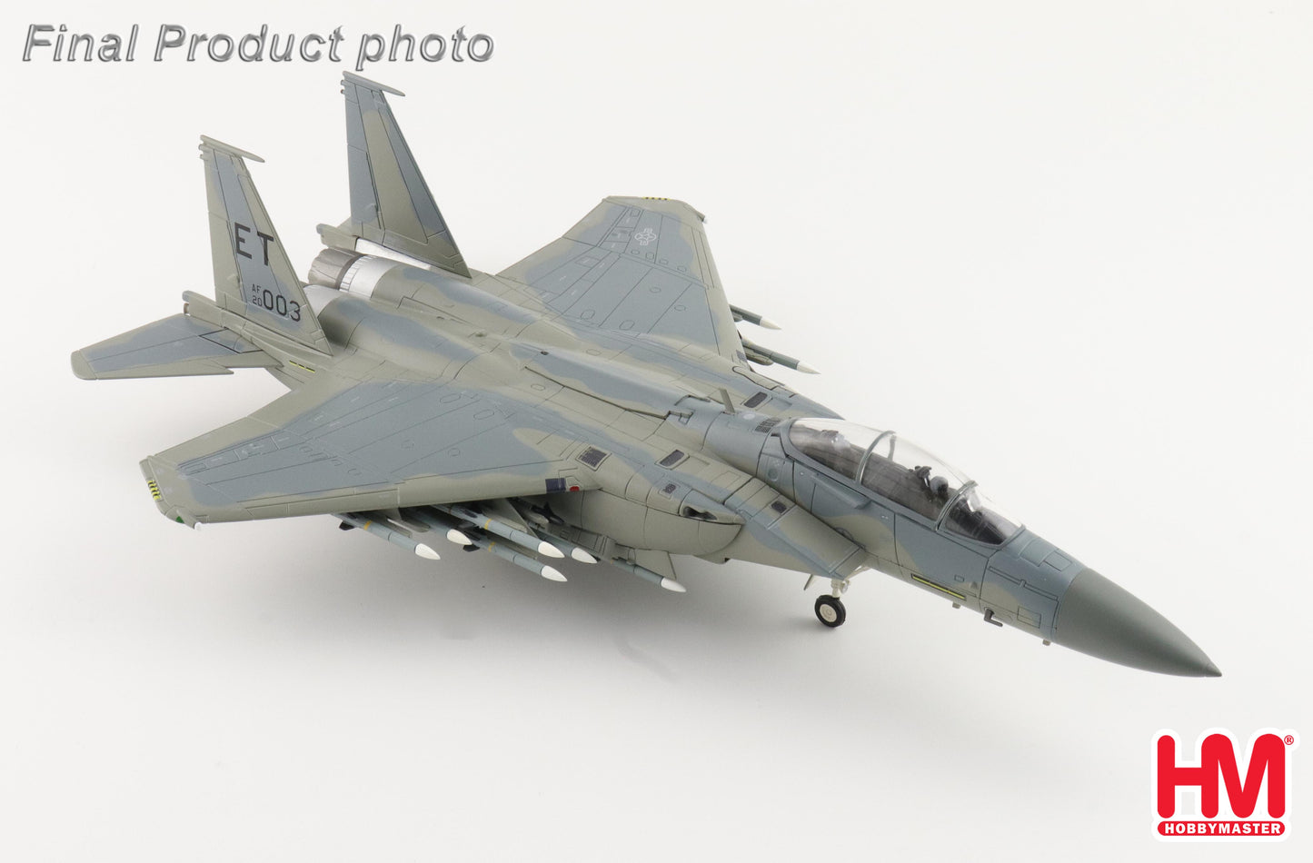 1/72 F-15EX Eagle II AF20-003 96th Test Wing Eglin AFB Dec 2023 (w/16 x AIM-120 2 x AIM-9)