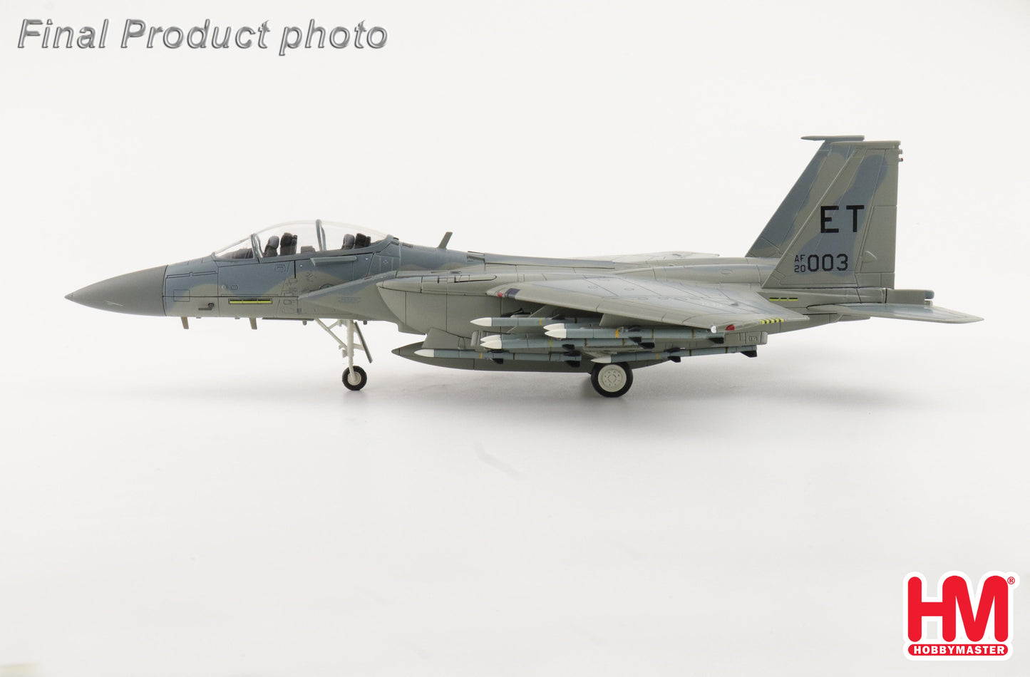1/72 F-15EX Eagle II AF20-003 96th Test Wing Eglin AFB Dec 2023 (w/16 x AIM-120 2 x AIM-9)