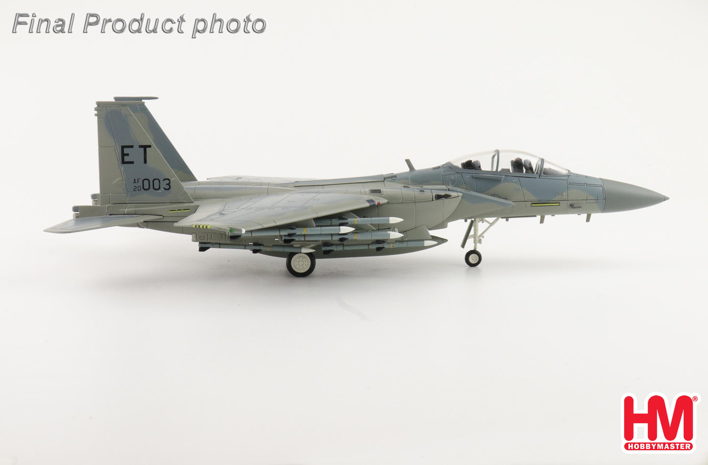 1/72 F-15EX Eagle II AF20-003 96th Test Wing Eglin AFB Dec 2023 (w/16 x AIM-120 2 x AIM-9)