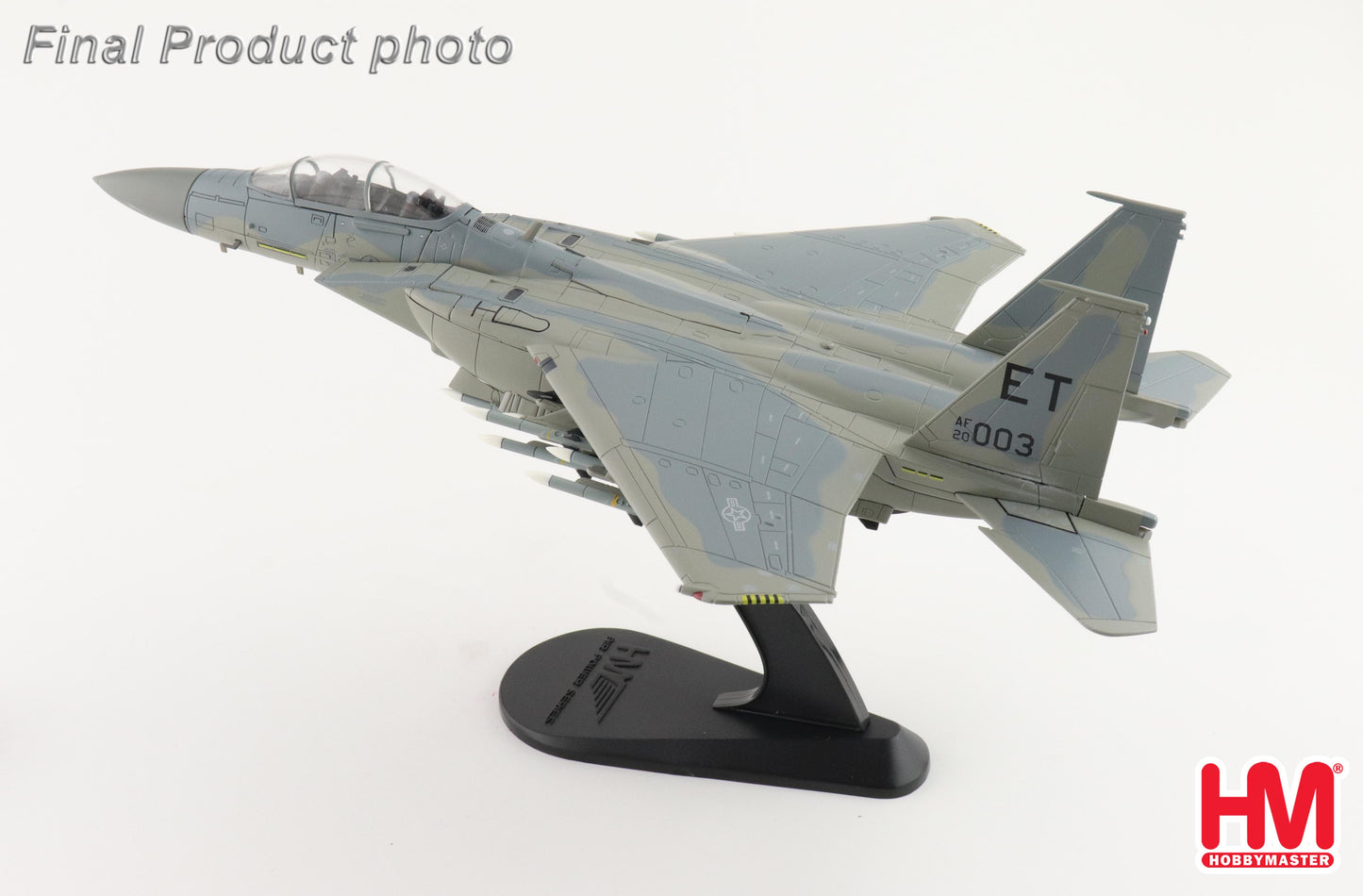 1/72 F-15EX Eagle II AF20-003 96th Test Wing Eglin AFB Dec 2023 (w/16 x AIM-120 2 x AIM-9)