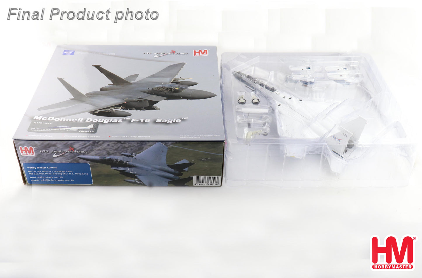 1/72 F-15B "NASA" 836 Edwards AFB Airshow 2022 (with 1x AIM-54 Missile)