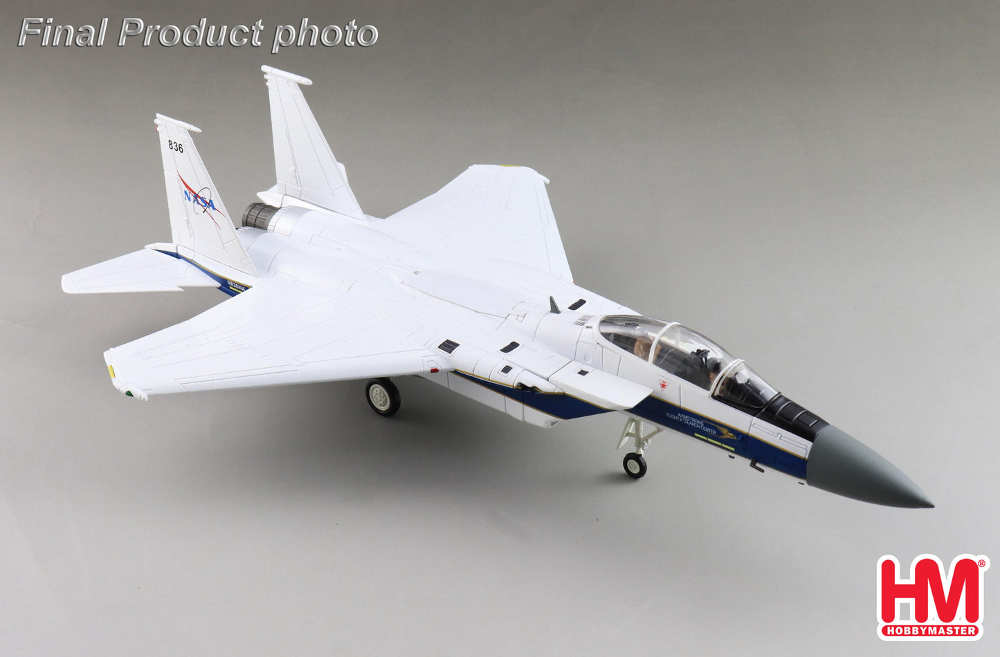 1/72 F-15B "NASA" 836 Edwards AFB Airshow 2022 (with 1x AIM-54 Missile)