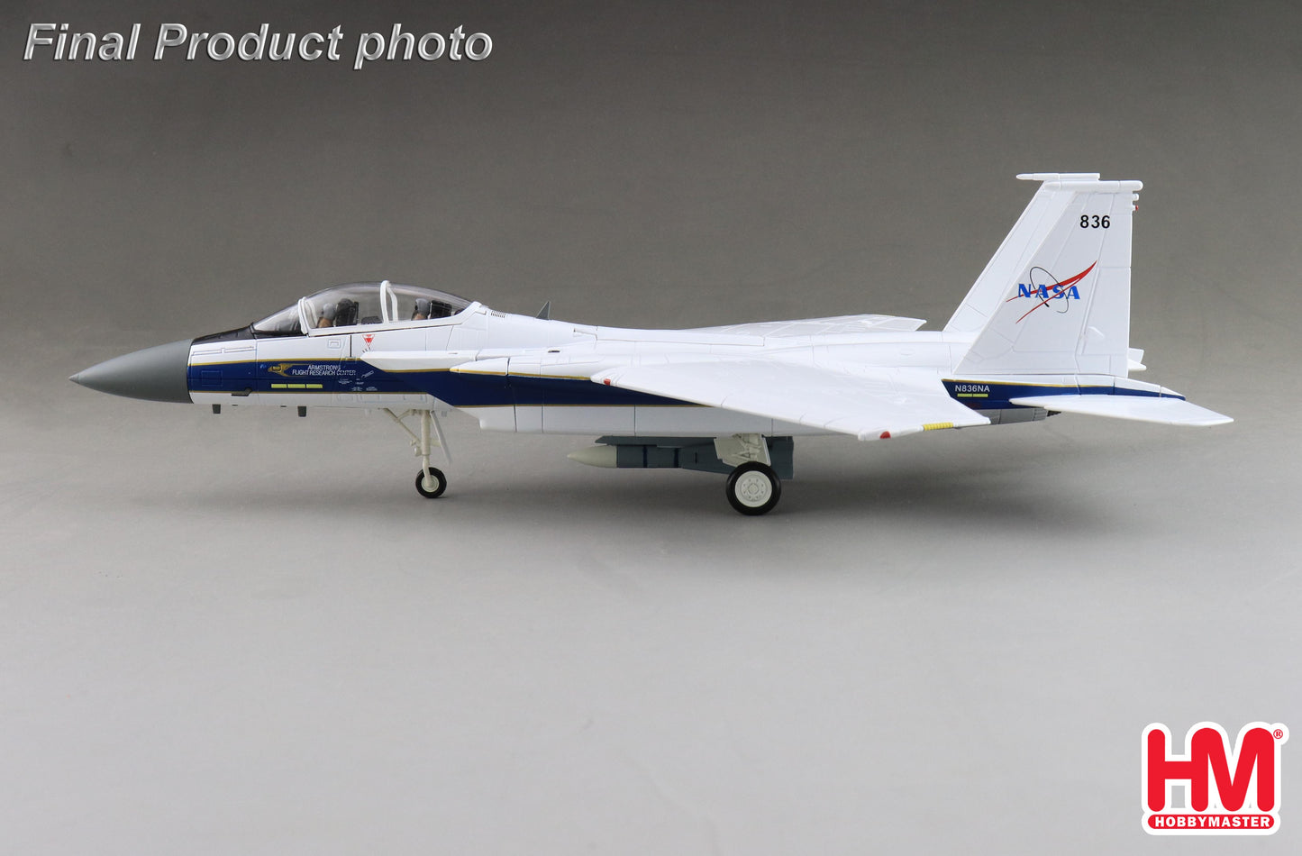 1/72 F-15B "NASA" 836 Edwards AFB Airshow 2022 (with 1x AIM-54 Missile)
