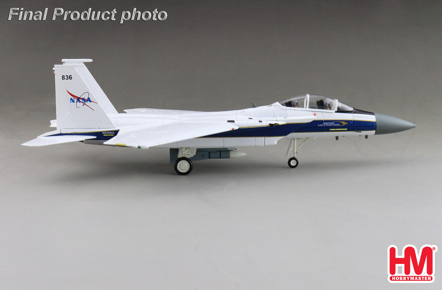 1/72 F-15B "NASA" 836 Edwards AFB Airshow 2022 (with 1x AIM-54 Missile)