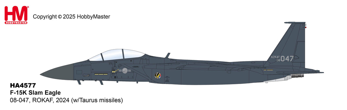 1/72 F-15K Slam Eagle 08-047 ROKAF 2024 (with Taurus Missiles)