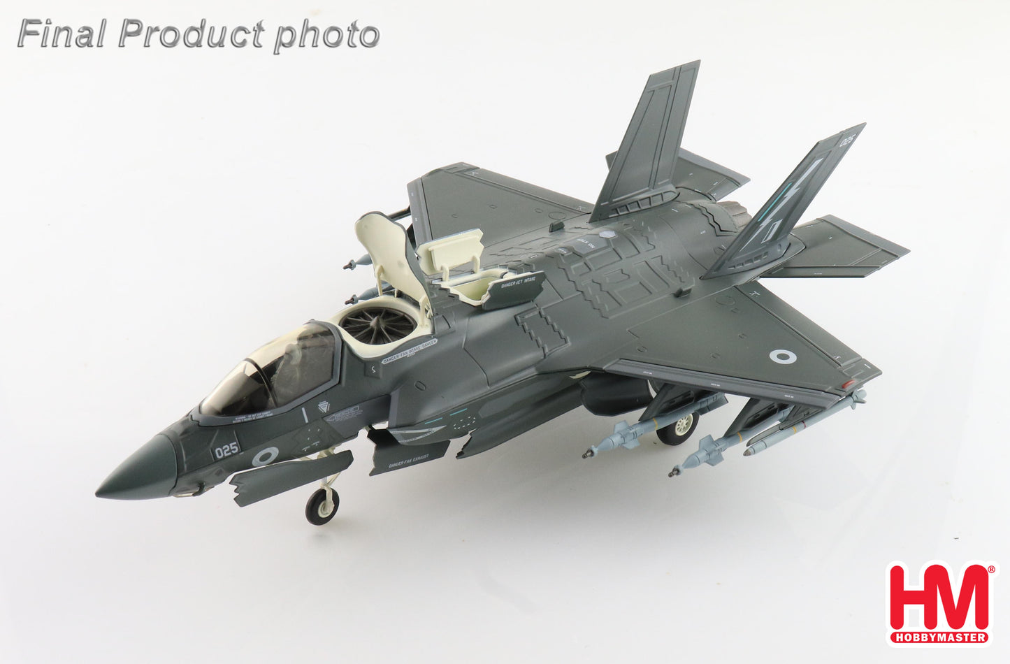 1/72 F-35B Lightning II "Operation Achillean" ZM159/025 617 Sqn. HMS Queen Elizabeth Nov 2022 (Beast Mode)