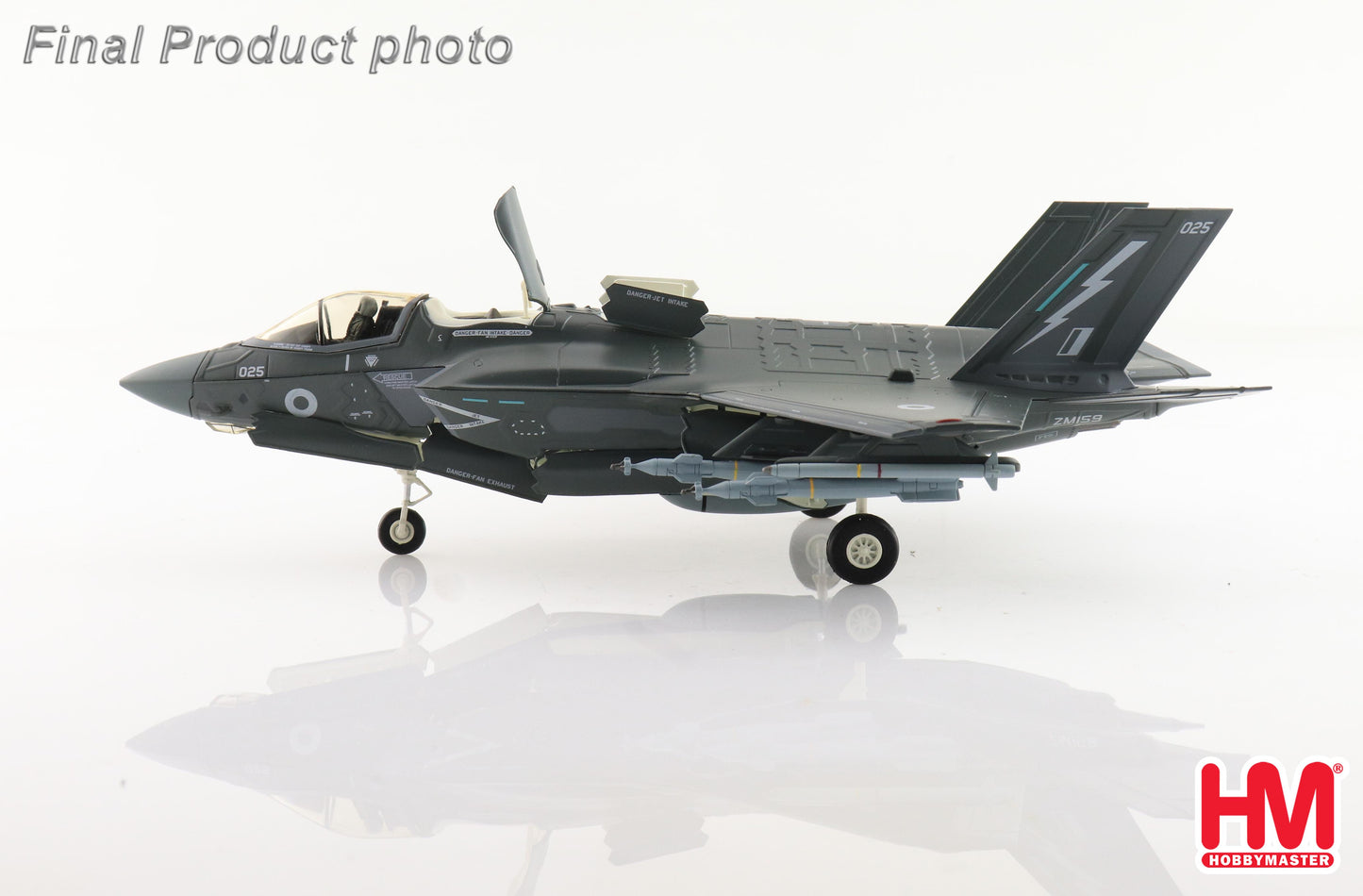 1/72 F-35B Lightning II "Operation Achillean" ZM159/025 617 Sqn. HMS Queen Elizabeth Nov 2022 (Beast Mode)