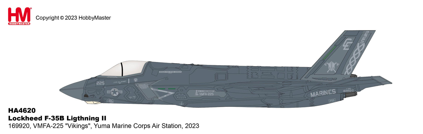 1/72 F-35B Lightning II 169920 VMFA-225 "Vikings" Yuma Marine Corps Air Station 2023