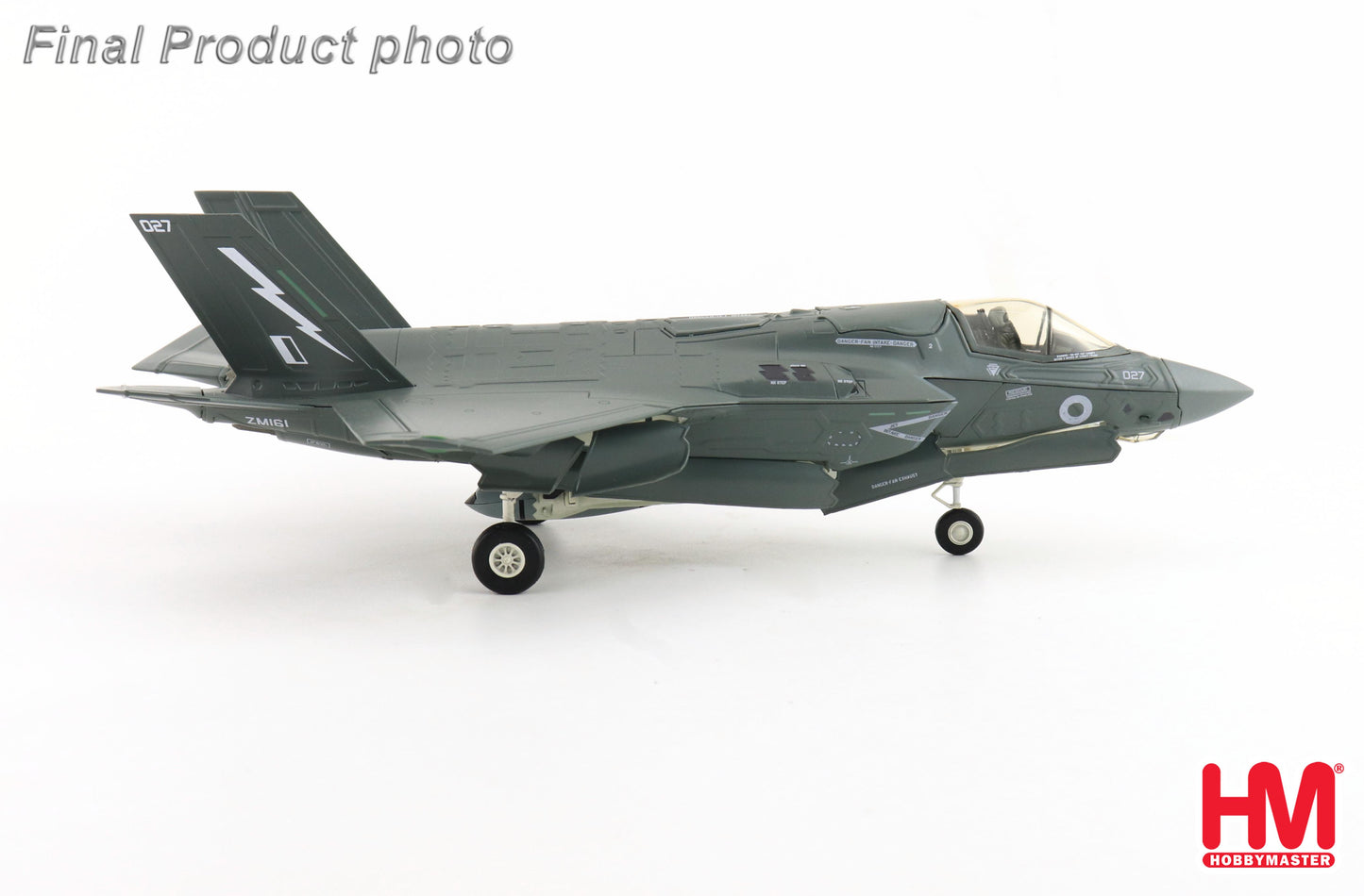 1/72 F-35B "Operation Highmast" ZM-161 RAF 8th Aug 2025 "Landing of JS Kaga" (with Extra 2 x Meteor Missiles Inside Weapon Bay)