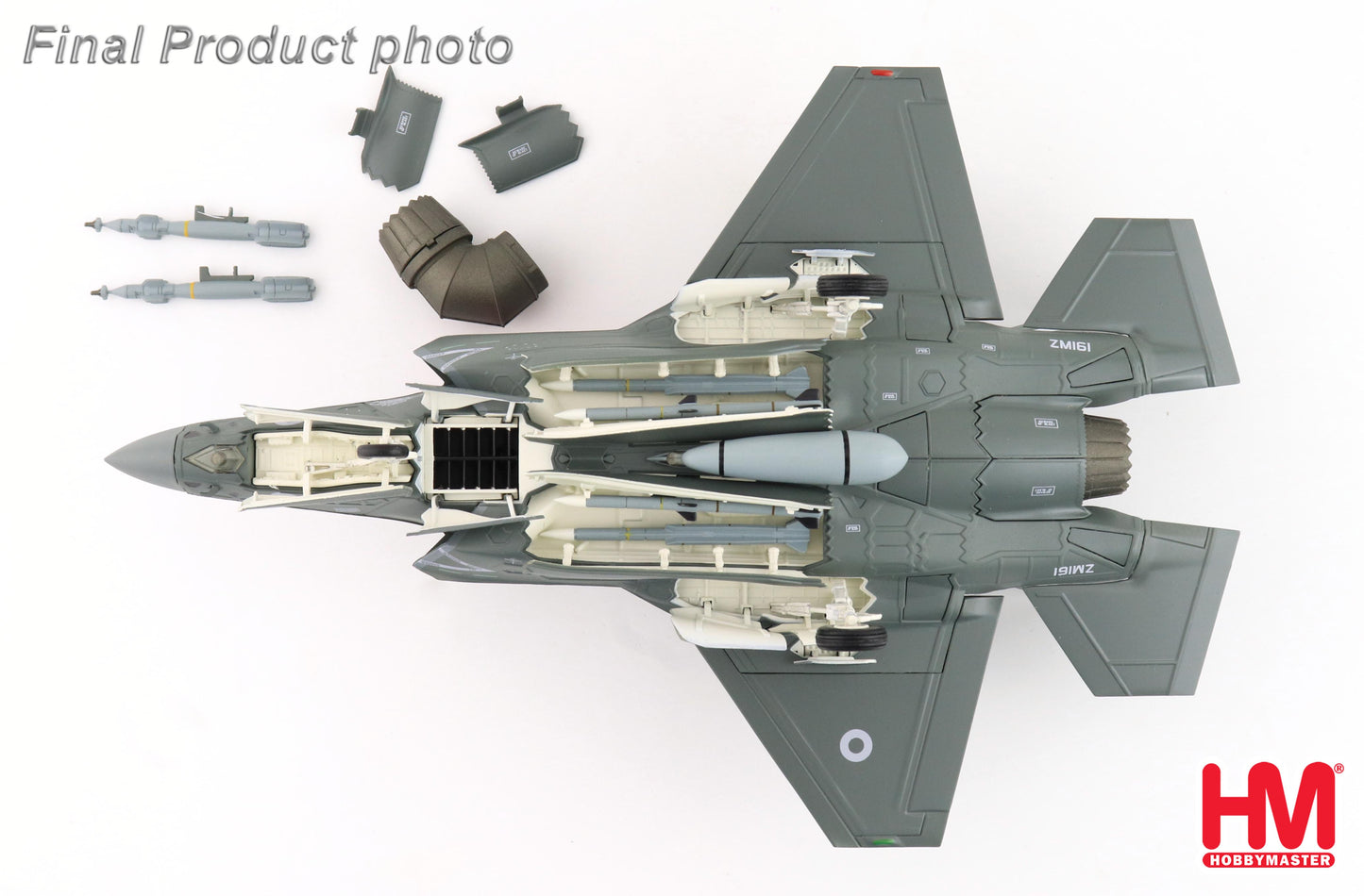 1/72 F-35B "Operation Highmast" ZM-161 RAF 8th Aug 2025 "Landing of JS Kaga" (with Extra 2 x Meteor Missiles Inside Weapon Bay)