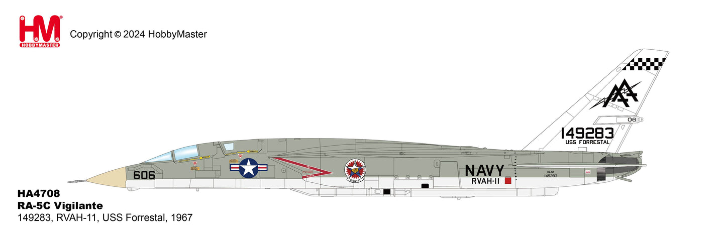 1/72 RA-5C Vigilante 149283 RVAH-11 USS Forrestal 1967