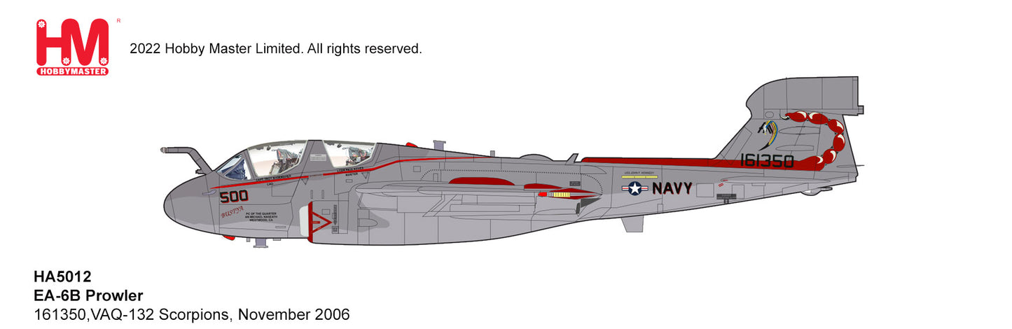 1/72 EA-6B Prowler 161350 VAQ-132 Scorpions November 2006