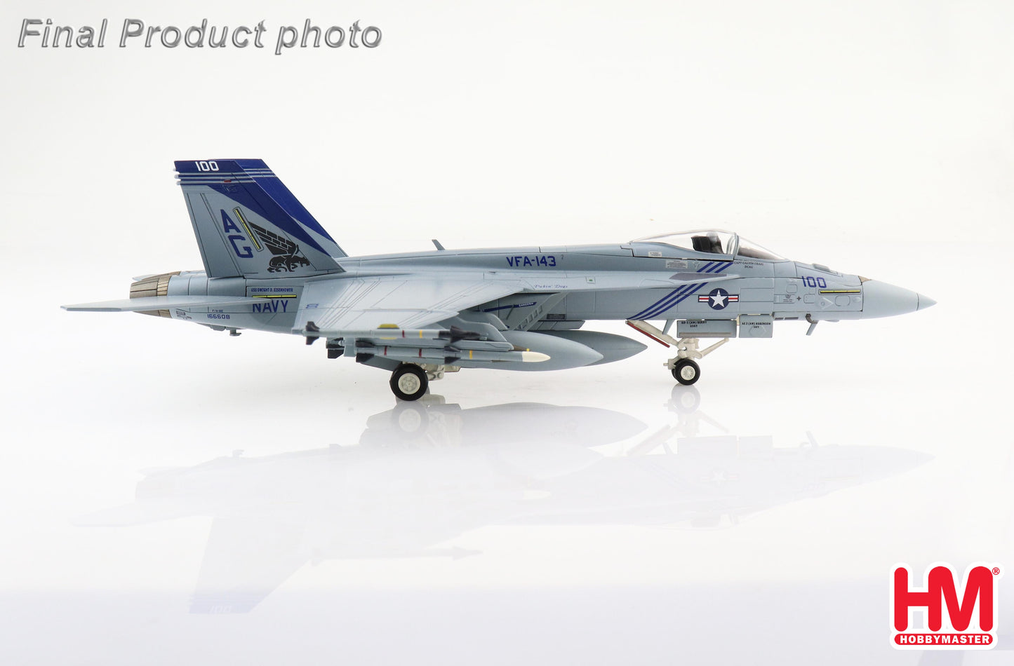 1/72 F/A-18E Super Hornet 166608 flown by Capt Scott Stearney VFA-143 "Pukin Dogs" 2009