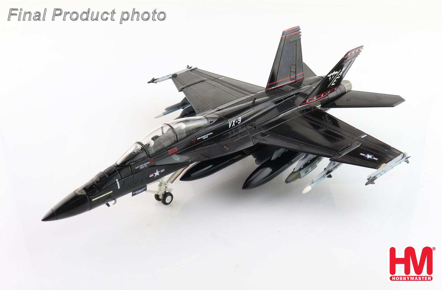 1/72 F/A-18F "Vandy I" 166673 VX-9 US Navy March 2023 (with Full Weapon Load)