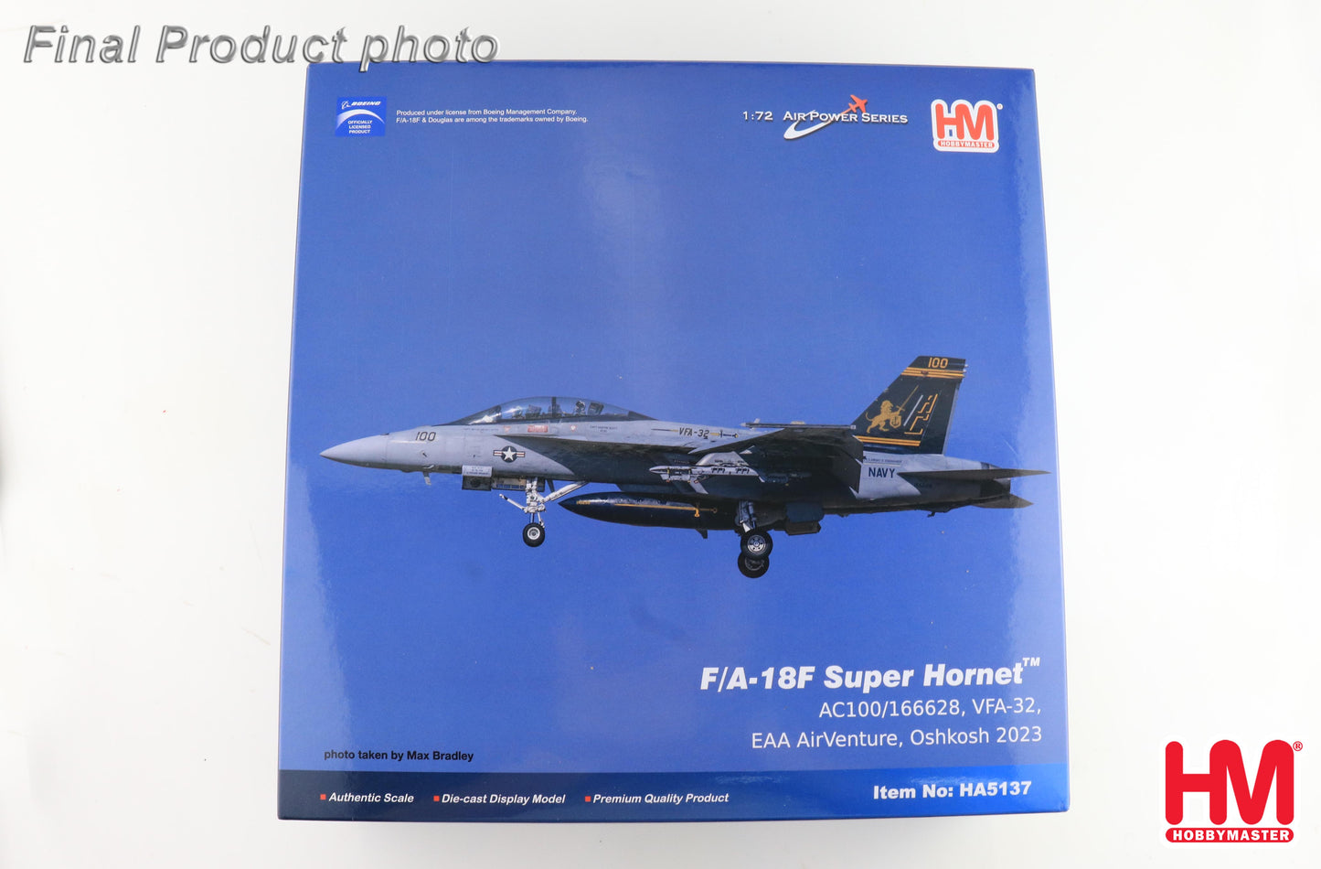 1/72 F/A-18F Super Hornet AC100/166628 VFA-32 "Fighting Swordsmen" EAA AirVenture Oshkosh 2023