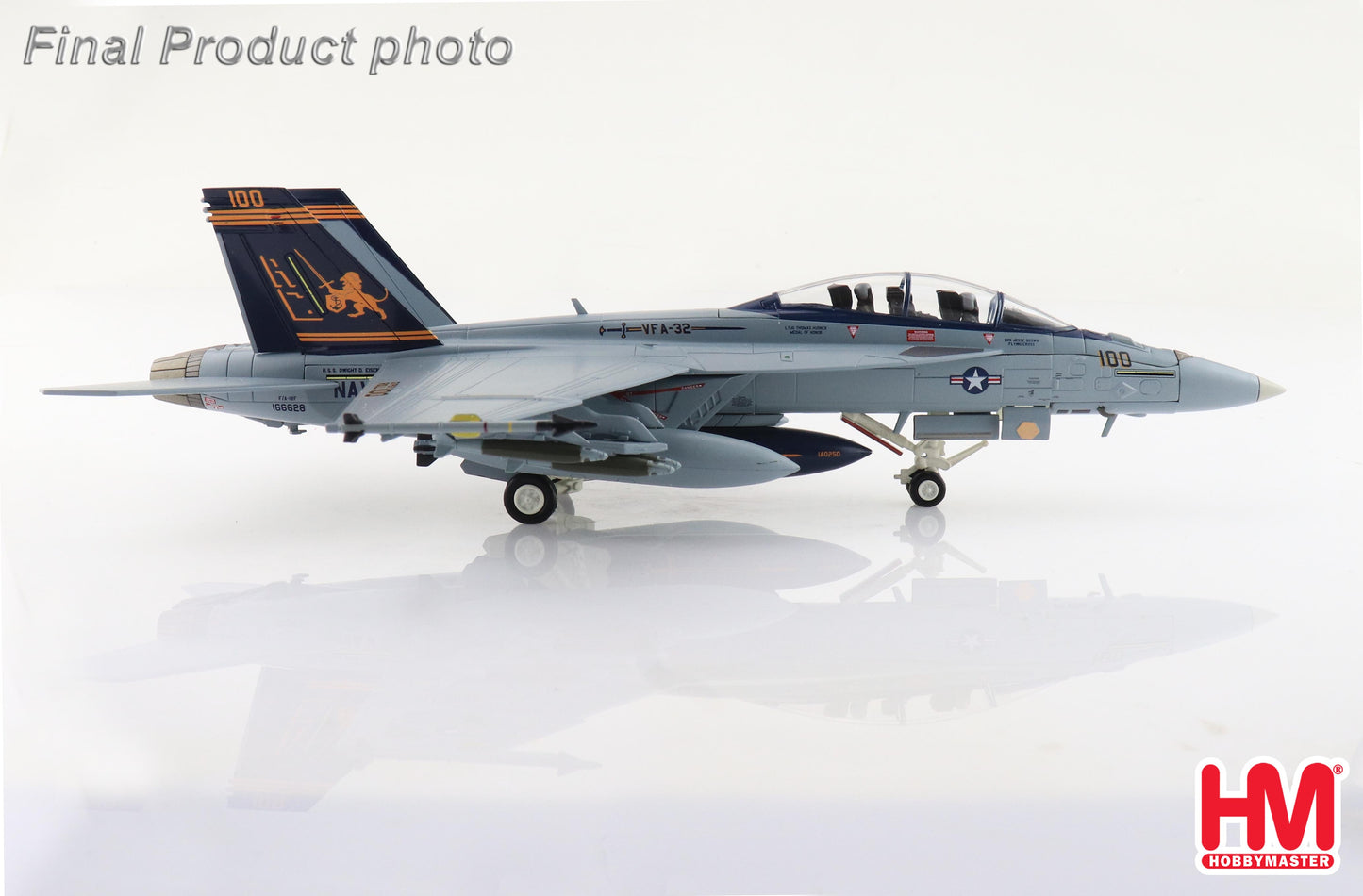 1/72 F/A-18F Super Hornet AC100/166628 VFA-32 "Fighting Swordsmen" EAA AirVenture Oshkosh 2023